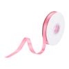 DMiotech 3/8 inch 25 Yards Satin Ribbon Thin Double Face Fabric Grosgrain Ribbon for Gift Wrapping Floral Hair Flower Bouquet, Pink view 1