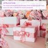 DMiotech 3/8 inch 25 Yards Satin Ribbon Thin Double Face Fabric Grosgrain Ribbon for Gift Wrapping Floral Hair Flower Bouquet, Pink view 2