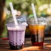 OKTEA Taro Rich & Creamy Style Bubble Pearl Milk Tea Kit  Taro Flavor, Real Sugar, Preservative-Free Tapioca Balls, Includes Paper Straws  3 Servings view 4