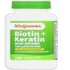 Walgreens Biotin + Keratin | 150 Count Tablets | 10mg of Biotin + 100mg of Keratin | Hair, Skin, and Nail Support Supplement view 2