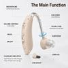 OTC Rechargeable Digital Hearing Aids For Seniors, Behind-The-Ear Hearing Amplifiers For Adults, Hearing Aids For People With Hearing Loss, Featuring Intelligent Noise Reduction, Adjustable Volume, And Easy Operation (Skin) view 3