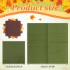 120 Pcs Fall Paper Napkins Thanksgiving Autumn 6.5 x 6.5 Inch Dinner Napkins Orange Yellow Napkins Disposable for Fall Harvest Party Supplies Xmas Dinner Napkins Decorations view 3