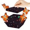 FETTIPOP Butterfly Explosion Box KIT (black stars) - Funny Surprise Prank Gift with Flying Butterflies - Unique Birthday or Party Box view 1