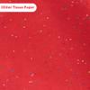 JOYIN 180 Sheets Glitter Tissue Paper, Red Green White Tissue Paper for Gift Wrapping Supplies, 20''x20 Christmas Wrapping Paper for Holiday Wrap Craft Decorations view 4