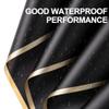WRAPAHOLIC Premium Gold Edge Glassine Flower Wrapping Paper 20 Sheets - Waterproof Floral Bouquet Packing Paper - For Wedding, Birthday DIY Craft etc. - 22.5 x 22.5 Inch - Black view 3