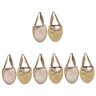 NOLITOY 4pairs Invisible Foot Sleeves Metatarsal Foot Pads Women Dance Paws Toe Pads for Pain Relief
