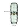 2PCS Travel Toothbrush Case Portable Toothbrush Holder Cup Storage Container for Bathroom Home School and Travel - Green view 4