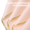 WRAPAHOLIC Premium Gold Edge Glassine Flower Wrapping Paper 20 Sheets - Waterproof Floral Bouquet Packing Paper - For Wedding, Birthday DIY Craft etc. - 22.5 x 22.5 Inch - Brush Pink view 3