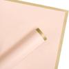 WRAPAHOLIC Premium Gold Edge Glassine Flower Wrapping Paper 20 Sheets - Waterproof Floral Bouquet Packing Paper - For Wedding, Birthday DIY Craft etc. - 22.5 x 22.5 Inch - Brush Pink view 4