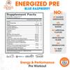 Genius Energized Pre Workout Powder  Caffeine Infused Pre-Workout Booster Supplement with Beta Alanine & Alpha GPC, No Artificial Sweeteners or Dyes - 200mg Caffeine, 20 Servings, Blue Raspberry view 3