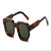 SightPerk Fashion Tinted Lens Outdoor Reading Glasses with UV Protection (Leopard & Green, 1.25, Diopters) view 1