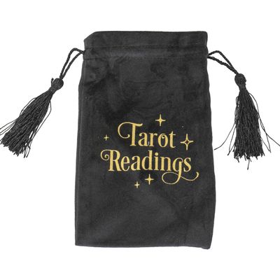 Pacific Giftware Tarot Readings Drawstring Pouch [BLACK]