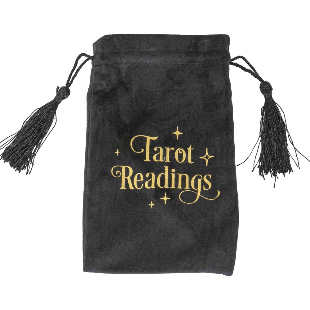 Pacific Giftware Tarot Readings Drawstring Pouch [BLACK]
