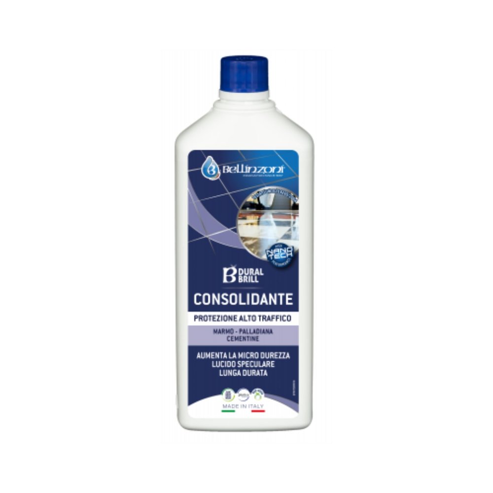 Bellinzoni B-DURALBRILL - Nanotechnological Gloss Effect Consolidant for Marble, Granite, and Microcement Surfaces, 1L (33.8 fl oz)