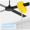 Ceiling Fan Cleaner Duster Removable & Washable Fan Cleaner Extendable up to 47 Inch Microfiber Duster with Extension Pole for Cleaning Bookshelves Door Tops for Home view 2