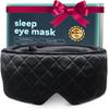 100% Mulberry Silk Sleep Mask  Total Blackout Eye Mask for Sleeping, Adjustable No-Snag Velcro Strap, Lightweight & Gentle on Skin & Hair, Travel-Ready  Designed in France  Valentines Day Gift view 1