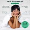 100% Mulberry Silk Sleep Mask  Total Blackout Eye Mask for Sleeping, Adjustable No-Snag Velcro Strap, Lightweight & Gentle on Skin & Hair, Travel-Ready  Designed in France  Valentines Day Gift view 4