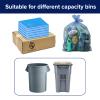Generic Large 45-50 Gallon Heavy Duty Trash Can Bags|2 Mil |Blue Thickened/Plastic Bag-Kitchen&Yard,Building,Outdoor,Hotel, Property-Made in the USA (100) view 4