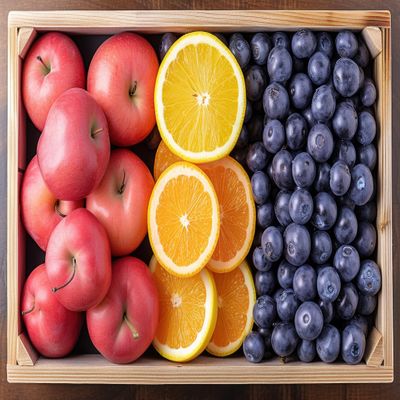 A Gift with fresh delicious Fruits by RawJoy Farms.