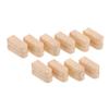 CIYODO 10pcs Straw Material Toothbrush Head Covers Soft Bristle Travel Protection Brush Cap view 1