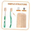 CIYODO 10pcs Straw Material Toothbrush Head Covers Soft Bristle Travel Protection Brush Cap view 2