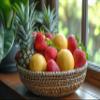 A fresh delicious Fruit Basket by RawJoy Farms. view 1