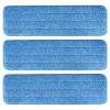 AmaVins 3 Pack Microfiber Cleaning Pads for Bona Mop, Reusable Microfiber Mop Pads for 18 Inch Mop, Hardwood Floor Replacement Cleaning Mop Pads, Machine Washes view 1
