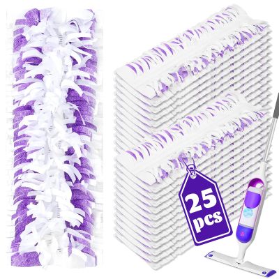 25 Pack Disposable Mop Pads for Swiffer Power Mop Pads, Replacement for Swiffer Power Mop Refills Compatible with Swiffer Power Mop Pads, Multi-Surface Mop and PowerMop Wood Mop Floor Cleaning