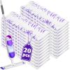 20 Pack Disposable Mop Pads Compatible with Swiffer Power Mop Pads Replacement for Swiffer Power Mop Refills, Multi-Surface Mopping Pad Refills, Wet Pads Refill for Floor Cleaning view 1