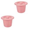 NOLITOY 2pcs Portable Urinal Pot Lid for Boys and Girls Adults and Disabled Practical Chamber Pot for Home Use Easy to Clean and Stable Design for Nighttime Needs view 1