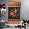 Prime Art Wooden Urns for Human Ashes Tree of Life Urns Cremation Urns for Adult Ashes Funeral Urns Wooden Pet Urn Wooden Urn Box (Hummingbird Black, (Medium - 9.5" Hx5.5 W (180 Cu/in)) view 2