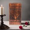 Prime Art Wooden Urns for Human Ashes Tree of Life Urns Cremation Urns for Adult Ashes Funeral Urns Wooden Pet Urn Wooden Urn Box (Heart Natural, (Large - 11.25" Hx6.25 W (250 Cu/in)) view 2