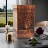 Prime Art Wooden Urns for Human Ashes Tree of Life Urns Cremation Urns for Adult Ashes Funeral Urns Wooden Pet Urn Wooden Urn Box (Heart Natural, (Large - 11.25" Hx6.25 W (250 Cu/in)) view 4