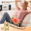 Microwave Heating Pad for Pain Relief, 16" x 11" Microwavable Heating Pads for Cramps, Back Pain, Neck Shoulder, Muscles, Knee, Joints, Natural Heat Pack Moist Heat, Golden Retriever view 2