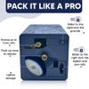 Generic Cone Packer preroll Loading Station for 1 1/4 cones Fill Your Pre Rolls Easily and Conveniently with Scoop and Poker (Navy Blue) view 2