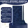 Generic Cone Packer preroll Loading Station for 1 1/4 cones Fill Your Pre Rolls Easily and Conveniently with Scoop and Poker (Navy Blue) view 4
