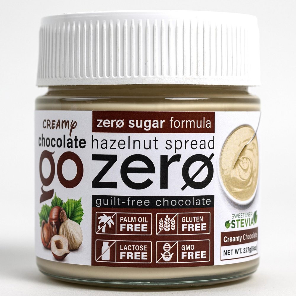 GoZero Creamy White Chocolate Hazelnut Spread