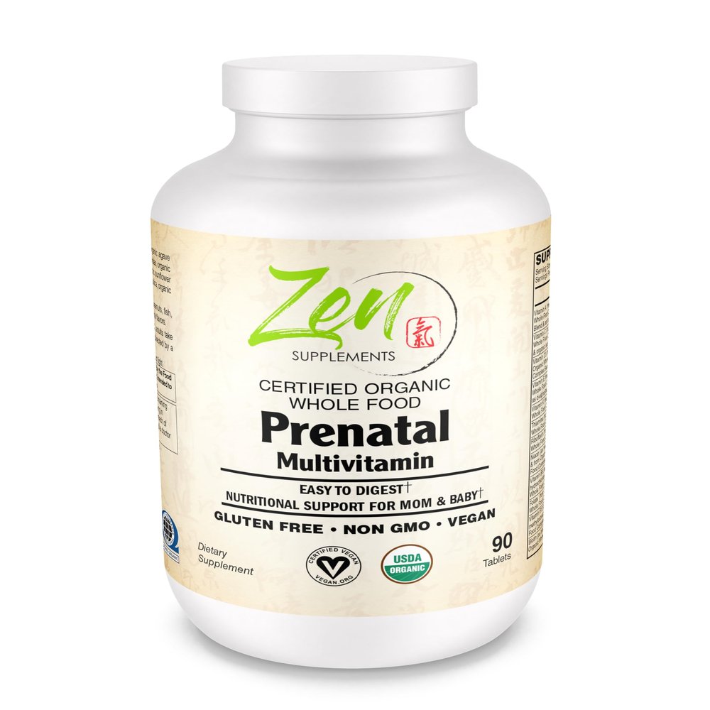 Zen Supplements Whole Food Prenatal Multi-Vitamin - 90 Vegan Capsules (180)