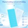 20 Pack Cooling Patches for Fever Summer Cooling Relief for Kids Adult Sports Cooling Patch Portable Headache Relief Prevention Instant Cooling Patches Fever Cooling Gel Patch Sports Summer Cooling view 4