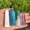 13 PCS Healing Crystals Stones Sets Wands Bulk Natural Pocket Crystal Amethyst Rose Quartz Assorted Hexagonal Pointed Reiki Gemstones Polished Energy Balancing Meditation Therapy Chakra Gift view 2