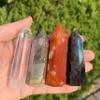 13 PCS Healing Crystals Stones Sets Wands Bulk Natural Pocket Crystal Amethyst Rose Quartz Assorted Hexagonal Pointed Reiki Gemstones Polished Energy Balancing Meditation Therapy Chakra Gift view 4