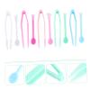 FOMIYES 10sets Green Contacts Lens Remover Tweezers Suction Travel Home Kit Lens Holder Women Travel Essentials view 3