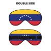 SSIULUS Flag of Venezuela Soft Eye Mask Comfortable Sleep Mask for Side Sleepers, Light Blocking, Relaxing Pressure-Free Eyemask, Black view 2