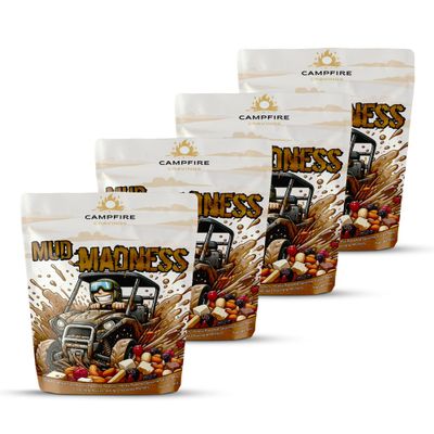 Campfire Cravings MUD MADNESS Trail Mix 4-Pack Eco-Friendly Snack Mix