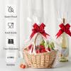 Jutieuo 100 ftx34 in Extra Wide Clear Cellophane Wrap Roll | 2.5 Mil Thick Crystal Transparent Plastic | Bouquet, Baskets, Gifts, Crafts, Treats, Wrapping | Food Grade (34" Fold into 17") view 3