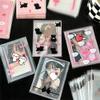 200 Pcs Resealable Cellophane Bags, Self-Adhesive Cookie, Candy & Dessert Bags - Small Pink Bow, Clear Candy Card Sleeves - Pack of 200 view 2