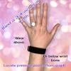 Acupressure Bracelets AcuBracelet Adjustable Anti-Nausea Set of 2 for Motion Relief, Travel Comfort, and Natural Well-Being, Hook and Loop Closure (XLarge 10") view 4