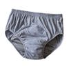 NineLife Basics Cotton Leakproof Underwear for Women Incontinence Washable Plus Size, Washable Incontinence Underwear for Men Heavy Leakage (Gray,L) view 1