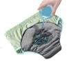 NineLife Basics Cotton Leakproof Underwear for Women Incontinence Washable Plus Size, Washable Incontinence Underwear for Men Heavy Leakage (Gray,L) view 3