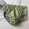 NineLife Basics Cotton Leakproof Underwear for Women Incontinence Washable Plus Size, Washable Incontinence Underwear for Men Heavy Leakage (Gray,L) view 4